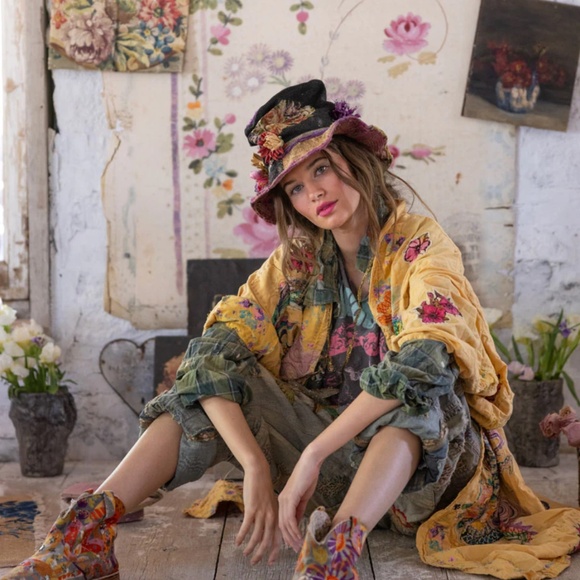 🐉NWT MAGNOLIA PEARL Dragon Romani Kimono🐉 - Picture 2 of 12